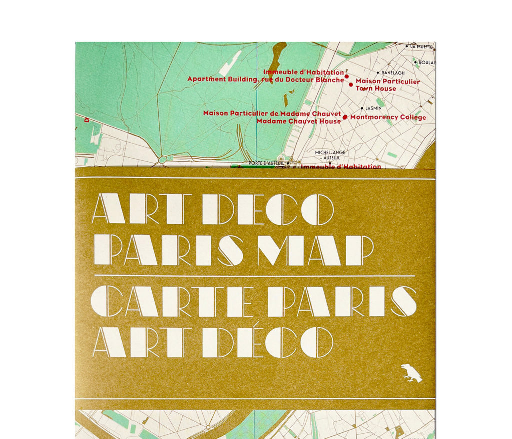 Art Deco Paris Map